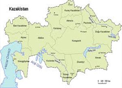 Kazakistan'da 80 bin kişi sel tehdidi altında
