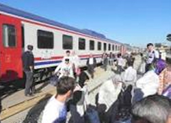 Yolcu treni raydan çıktı