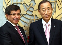 Ban ve Davutoğlu Suriye'deki insani durumu görüştü
