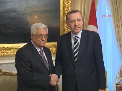 Başbakan Erdoğan Mahmud Abbas ile görüştü