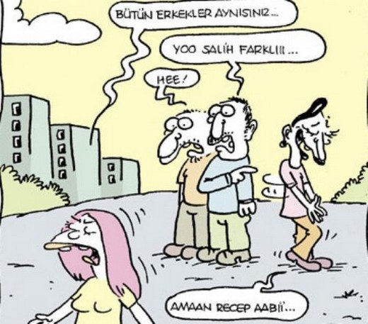 Güldüren karikatürler