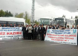 Servisçilerden eylem