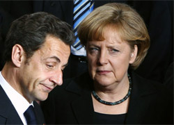 Merkel Sarkozy için devrede