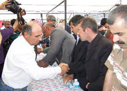 Barış yemeği ile husimet bitti