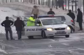 Başkent'te 18 araç birbirine girdi