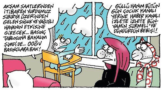 Karikatürlerle gündem