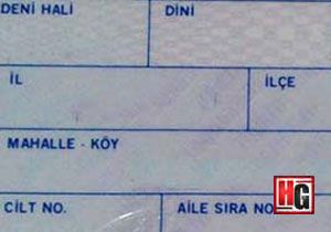 Din hanesi, kimlik kartından kalkacak!