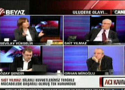 Taraf yazarı Orhan Miroğlu canlı yayını terk etti