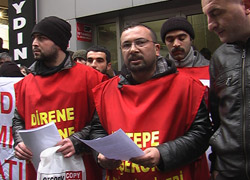İşten atılan işçiler CHP il binasına yürüdü 