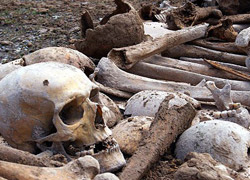 Toplu mezarlardan 19 kişinin cesedi çıkarıldı