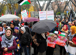 Avrupa'nın Başkenti'nde İsrail'e Protesto