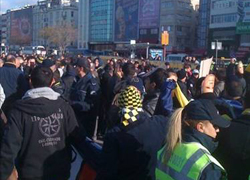 Fenerbahçeliler Kadıköy mitinginde