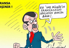 Bu karikatürleri Fransızlar görmesin