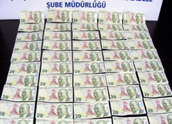 Sivas'ta sahte para operasyonu