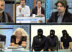 Canlı yayında satanist kaosu