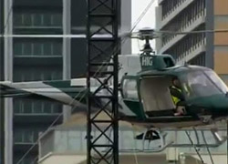 Helikopter kazası kamera kaydında