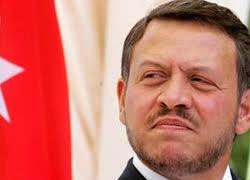Ürdün Kralı Abdullah Batı Şeria'da