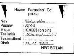 PKK'dan damgalı vergi tebligatı