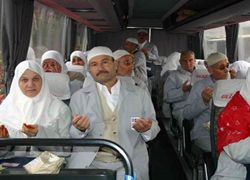 Hacılar dönüş yolunda