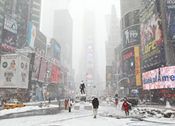 New York bembeyaz!