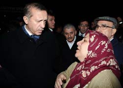 Erdoğan da depreme yakalandı