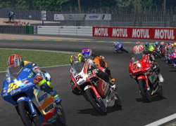 Moto GP'de feci kaza