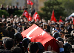 Şehitlerimizi uğurladık