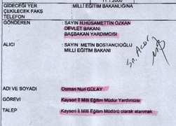 O Müdür böyle atanmış