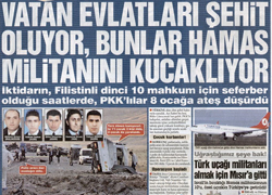 Sözcü'den İsrail yağdanlığı