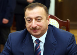 Aliyev, Demirel ve Çavuşoğlu'nu kabul etti