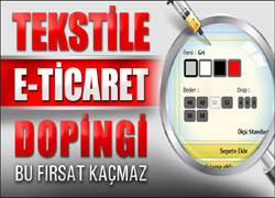 Tekstile e-ticaret dopingi