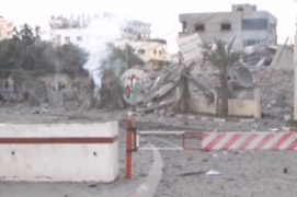 İsrail, Filistin hükümet binasını vurdu!