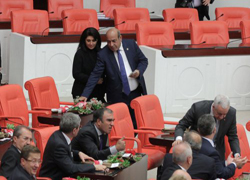 BDP'li vekiller İstiklal Marşı'nı okumadılar