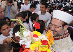 Cami haftası çocuk şölenine dönüştü