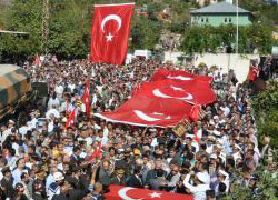 5 bin kişilik uğurlama