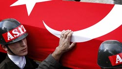 Şehidin halası dağda