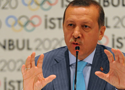 Erdoğan, Filistin Başbakanı Abbas'la Görüşüyor