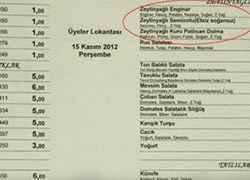 Mecliste Muharrem orucu mönüsü!