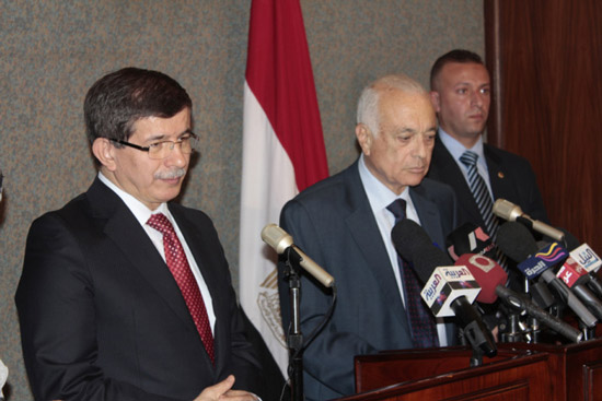 Davutoğlu, Nebil Şaat ile görüştü