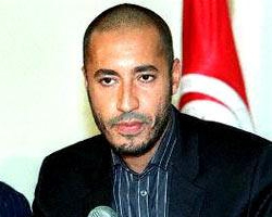 Kaddafi'nin oğlu, hesabı ödemeden kaçtı