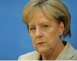Merkel'in acı günü