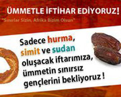 Ümmetin sınırsız gençleriyle iftar