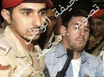 Lionel Messi silah namlusuyla karşı karşıya!