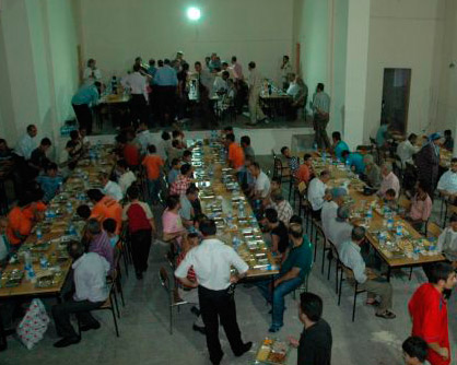 İlk iftar yapıldı