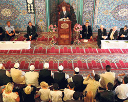 Oslo camii'nden birlik mesajı,