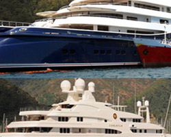 Kral Abdullah'ın yatı Marmaris'te
