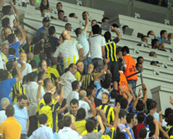 Fenerbahçe maçında olay
