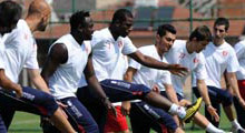 Samsunspor hazırlık maçında coştu!