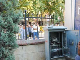Katil elektrik panosu bankaya ait çıktı
