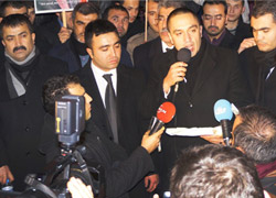 Yılın ilk eylemi Yazıcıoğlu için